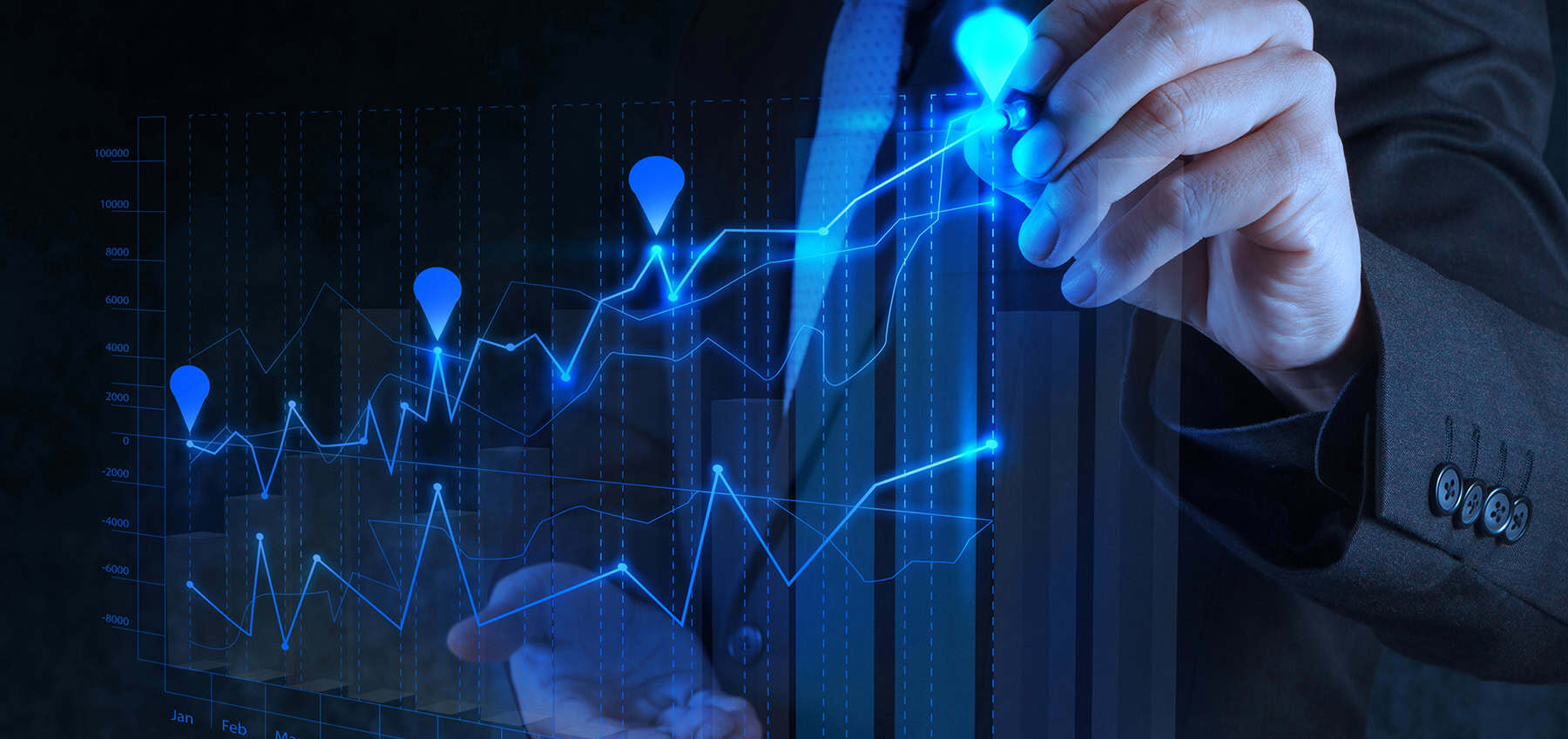 Graphic overlay of financial models for growth and scaling a law firm